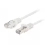 Cable de parcheo Ethernet LANBERG PCF6-20CC-0100-W Cat6 U/UTP 1 m, conductor CCA, 250 MHz, blanco