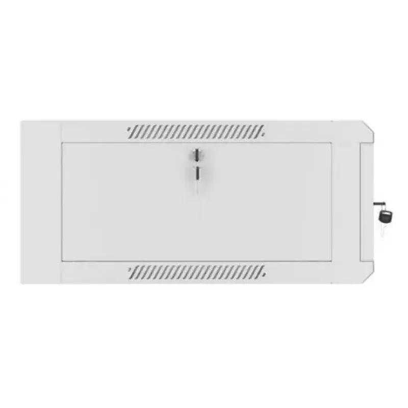 Armario de red de pared 19 pulgadas 4U LANBERG WAFA-5604-10S, 600 mm de profundidad, gris, puerta de cristal (plegado)
