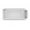 Armario de red de pared 19 pulgadas 4U LANBERG WAFA-5604-10S, 600 mm de profundidad, gris, puerta de cristal (plegado)