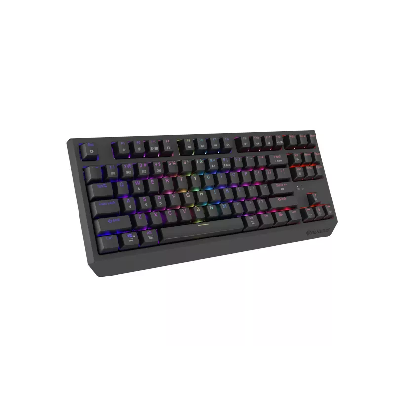 Teclado gaming GENESIS Thor 230 TKL USB + RF Wireless + Bluetooth QWERTZ negro
