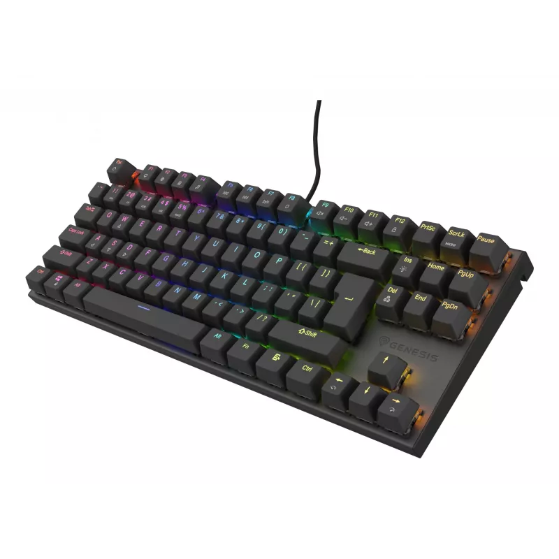 Teclado gaming GENESIS Thor 303 TKL USB QWERTY US English negro