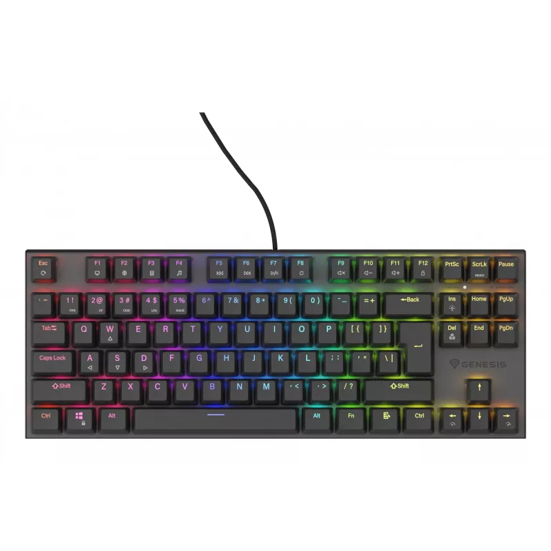 Teclado gaming GENESIS Thor 303 TKL USB QWERTY US English negro