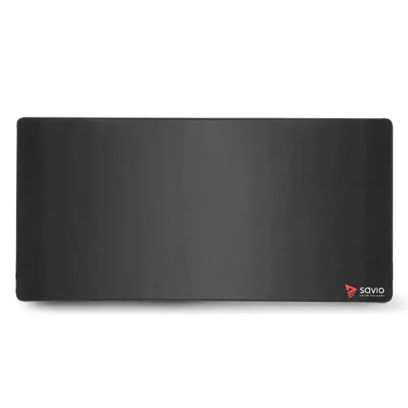 Alfombrilla de ratón SAVIO Black Edition Turbo Dynamic XXL 1000×500×3 mm, superficie de tela, bordes cosidos, base de goma antideslizante
