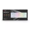 Teclado gaming Savio WHITEOUT X2 RED USB QWERTY mecánico 61 teclas