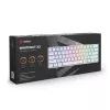 Teclado gaming Savio WHITEOUT X2 RED USB QWERTY mecánico 61 teclas