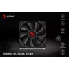 Disipador de aire para CPU SAVIO Vortex X2 negro – ventilador de 120 mm, altura 157 mm, PWM, compatible con LGA 2066