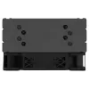 Disipador de aire para CPU SAVIO Vortex X2 negro – ventilador de 120 mm, altura 157 mm, PWM, compatible con LGA 2066
