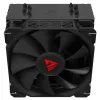 Disipador de aire para CPU SAVIO Vortex X2 negro – ventilador de 120 mm, altura 157 mm, PWM, compatible con LGA 2066