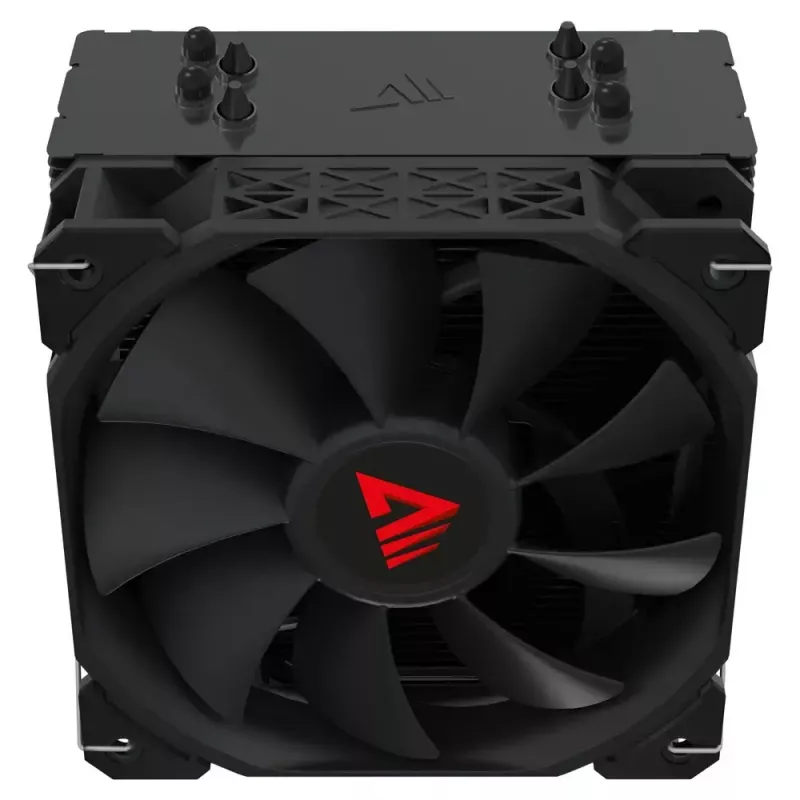 Disipador de aire para CPU SAVIO Vortex X2 negro – ventilador de 120 mm, altura 157 mm, PWM, compatible con LGA 2066