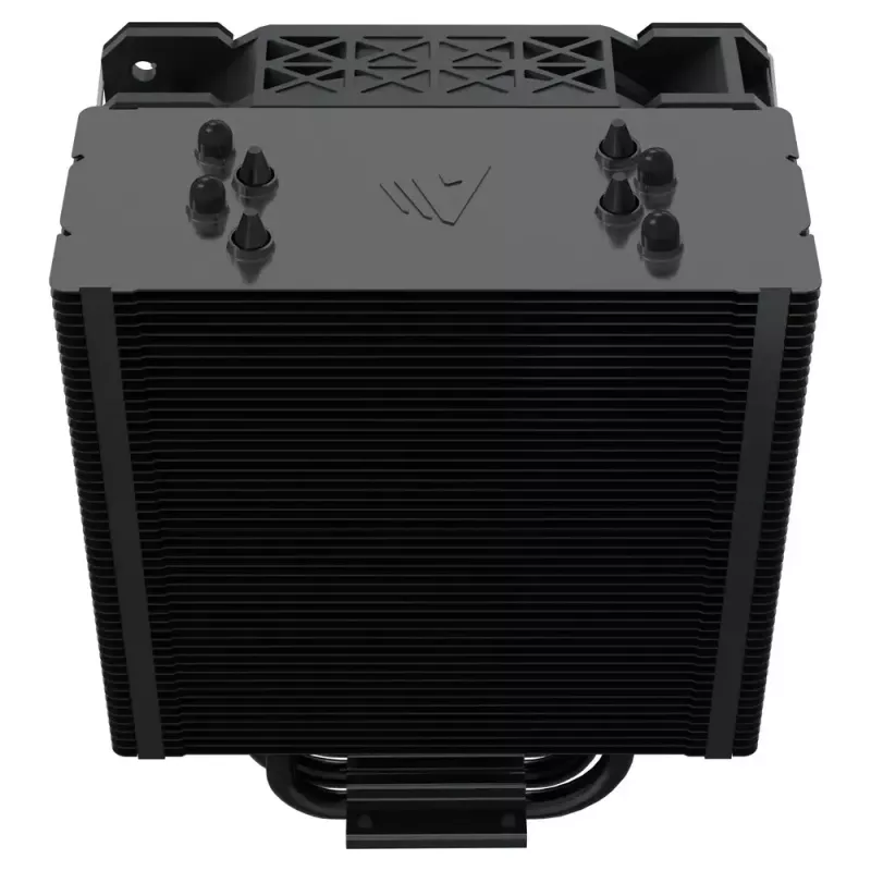 Disipador de aire para CPU SAVIO Vortex X2 negro – ventilador de 120 mm, altura 157 mm, PWM, compatible con LGA 2066