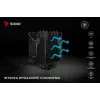 Disipador de aire para CPU SAVIO Vortex X2 negro – ventilador de 120 mm, altura 157 mm, PWM, compatible con LGA 2066