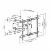Soporte de pared para TV MACLEAN MC-881 para televisores de 37–85