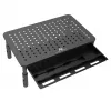 Soporte para portátil MACLEAN MC-946 para dispositivos de 13–32 pulgadas, altura de 3 niveles (11/13/15 cm), cajón, negro, hasta 20 kg