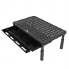 Soporte para portátil MACLEAN MC-946 para dispositivos de 13–32 pulgadas, altura de 3 niveles (11/13/15 cm), cajón, negro, hasta 20 kg
