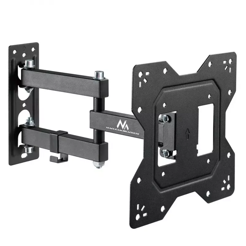 Soporte de pared MACLEAN MC-700N VESA 200x200 para pantallas de 23–43 pulgadas, máx. 30 kg, negro