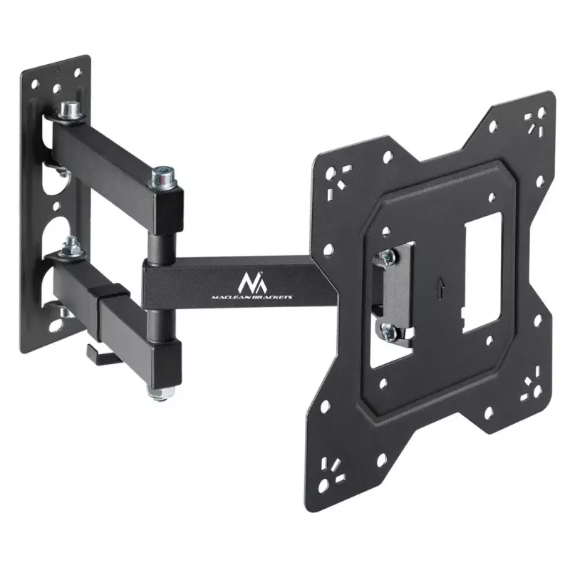 Soporte de pared MACLEAN MC-700N VESA 200x200 para pantallas de 23–43 pulgadas, máx. 30 kg, negro