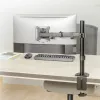 Soporte de mesa para monitor MACLEAN MC-753N para pantallas de 17–32 pulgadas, VESA 75x75 / 100x100, máx. 9 kg, inclinación ±45°, giro ±180°, regulable en altura
