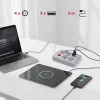 Regleta de enchufes MACLEAN MCE393 W — 4 enchufes + 3×USB, 110–240V, 2,1A USB, 2500W, 3 m, blanco