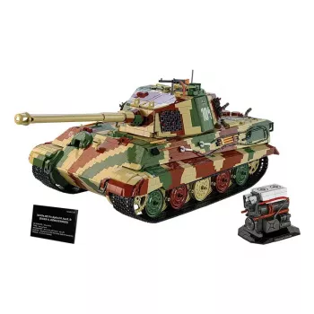 Juguete de construcción tanque Cobi Tiger II Königstiger escala 1:12 modelo