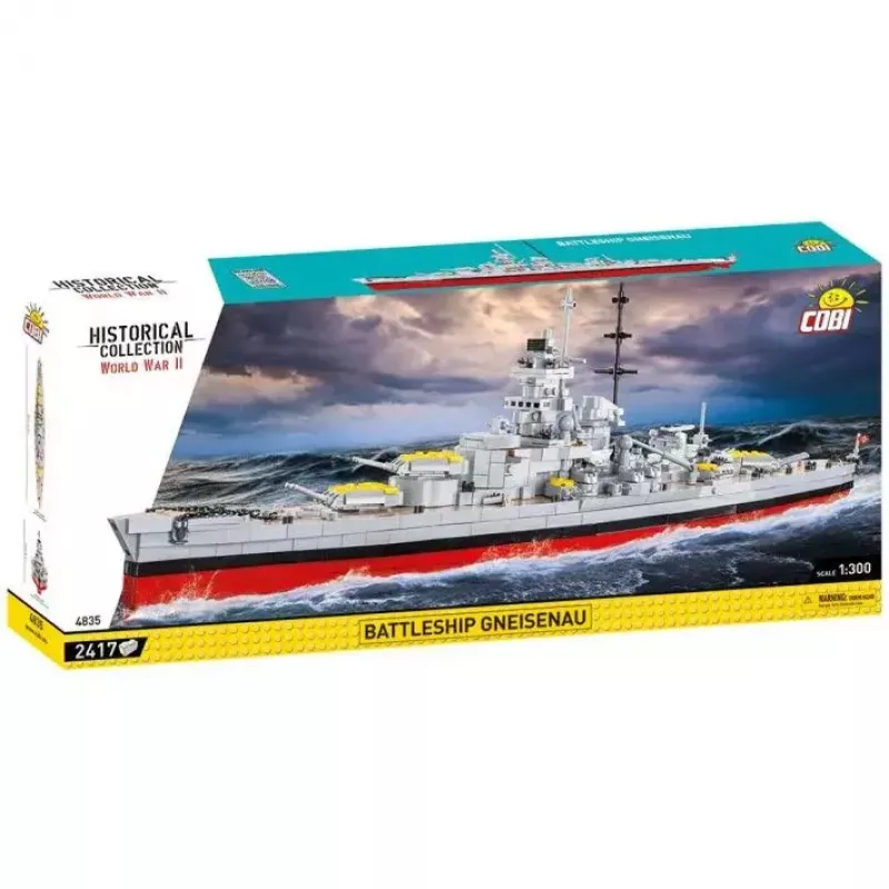 Set de construcción COBI acorazado Gneisenau 2417 piezas