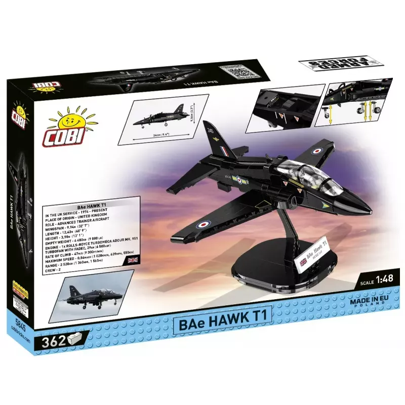 Juguete de construcción Cobi BAe Hawk T1 maqueta 5845 piezas de Cobi