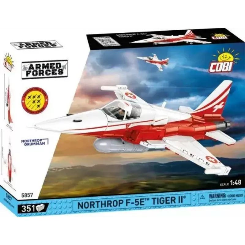 Juguete de construcción Cobi Northrop F-5E Tiger II modelo 5857 set de bloques