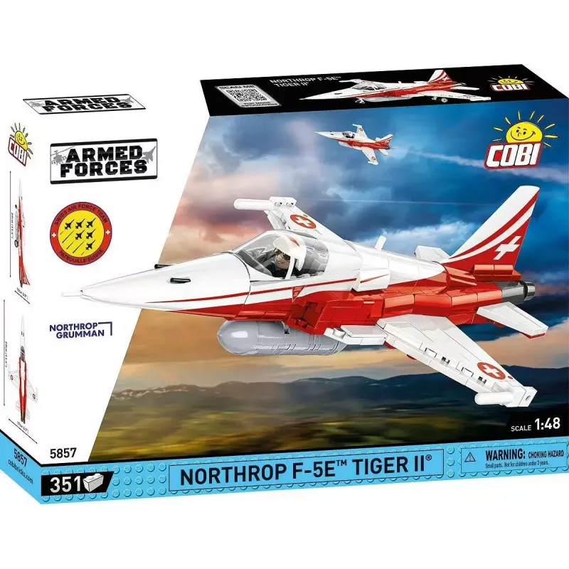 Juguete de construcción Cobi Northrop F-5E Tiger II modelo 5857 set de bloques