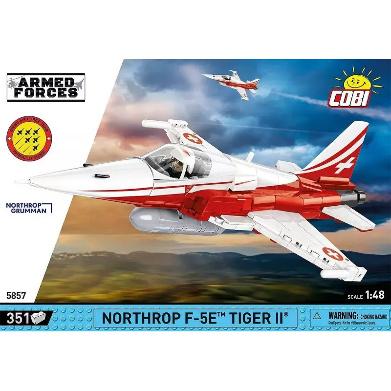 Juguete de construcción Cobi Northrop F-5E Tiger II modelo 5857 set de bloques