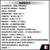 Set de bloques de construcción Cobi Rafale C 551 piezas modelo COBl-5901