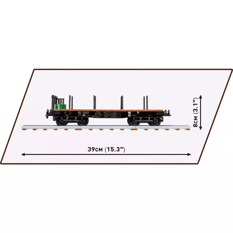 Juguete de construcción Cobi modelo de camión de carga pesada COBI-6284, escala 1:35
