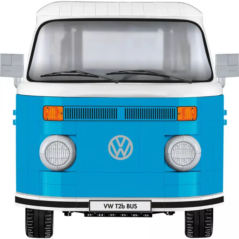 Juguete de construcción Cobi Volkswagen T2b Bus, azul claro/blanco, escala 1:12