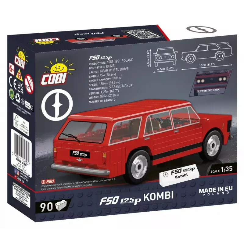 Set de bloques Cobi Blocks FSO 125p 90 bloques COBI-24603 – 90 bloques de plástico