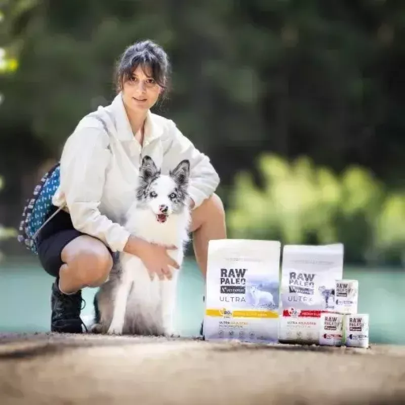 VETEXPERT RAW PALEO Puppy monoproteico bacalao 400 g, sin cereales, para cachorros, lata