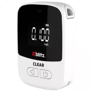 Alcoholímetro Xblitz XB-CLEAR sensor electroquímico, probador portátil de mano