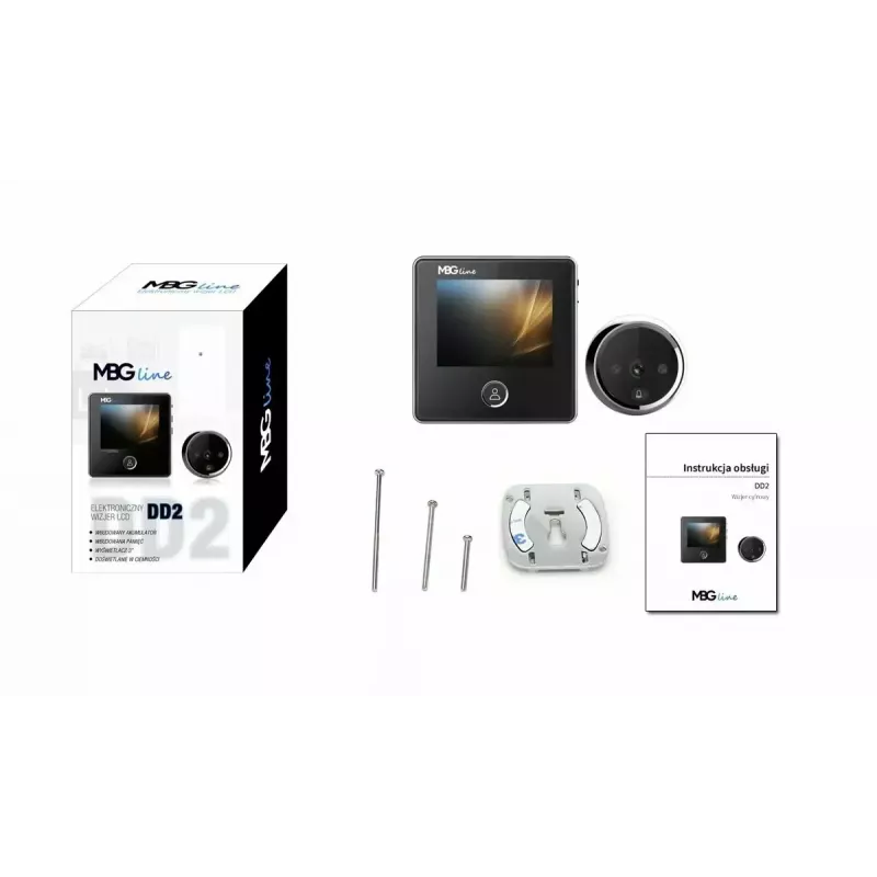 MBG Line DD2 Mirilla con cámara LCD de 2,8 pulgadas