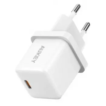 Minicargador USB-C Aukey PA-F5 20W PD — cargador rápido compacto 20W PD