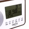 Radio portátil Camry CR 1153 — radio FM de bolsillo con pantalla LCD, altavoz único, búsqueda digital automática de emisoras, funcionamiento con corriente continua