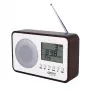 Radio portátil Camry CR 1153 — radio FM de bolsillo con pantalla LCD, altavoz único, búsqueda digital automática de emisoras, funcionamiento con corriente continua