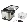 Freidora Mesko Home MS 4910 Single 1,5 L 900 W negro acero satinado