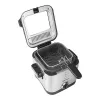 Freidora Mesko Home MS 4910 Single 1,5 L 900 W negro acero satinado