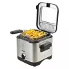 Freidora Mesko Home MS 4910 Single 1,5 L 900 W negro acero satinado