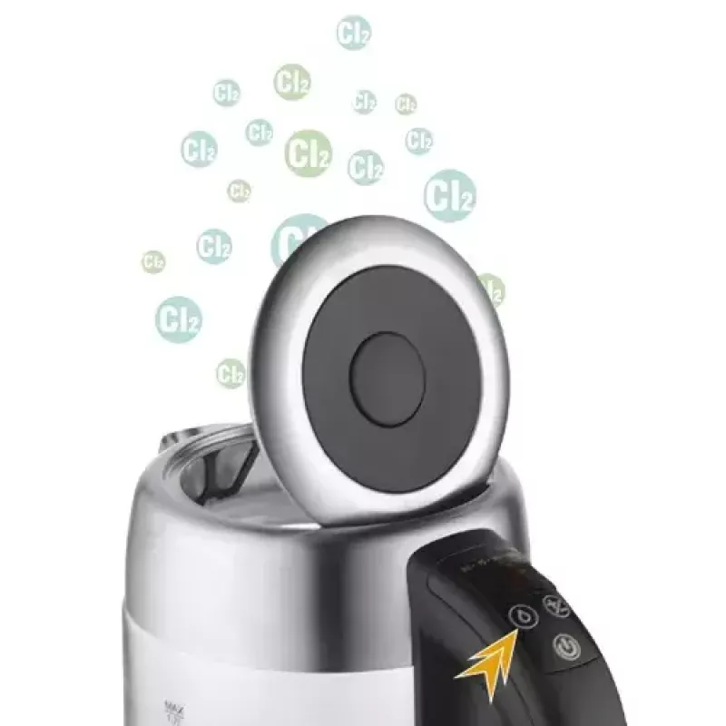 Hervidor Adler AD 1247 1,7 l 2200 W cuerpo de cristal elementos de acero inoxidable negro