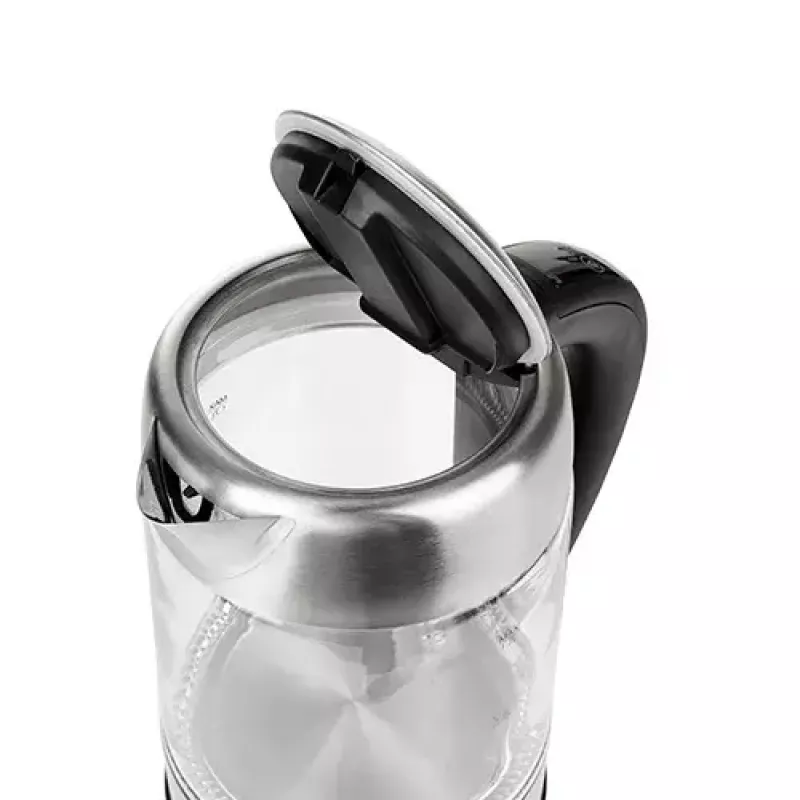 Hervidor Adler AD 1247 1,7 l 2200 W cuerpo de cristal elementos de acero inoxidable negro