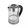 Hervidor Adler AD 1247 1,7 l 2200 W cuerpo de cristal elementos de acero inoxidable negro