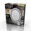 Espejo de maquillaje de pie redondo blanco Adler AD 2168