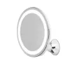 Espejo de maquillaje de pie redondo blanco Adler AD 2168