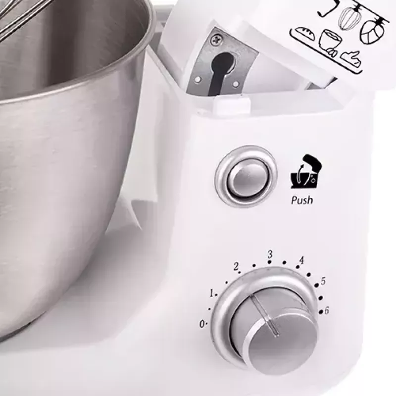 Robot de cocina Adler AD 4216, 500 W, bol de acero inoxidable de 4 l, blanco