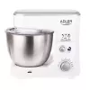 Robot de cocina Adler AD 4216, 500 W, bol de acero inoxidable de 4 l, blanco
