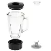 Batidora de mesa Adler AD 4078 negra acero inoxidable transparente