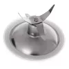 Batidora de mesa Adler AD 4078 negra acero inoxidable transparente